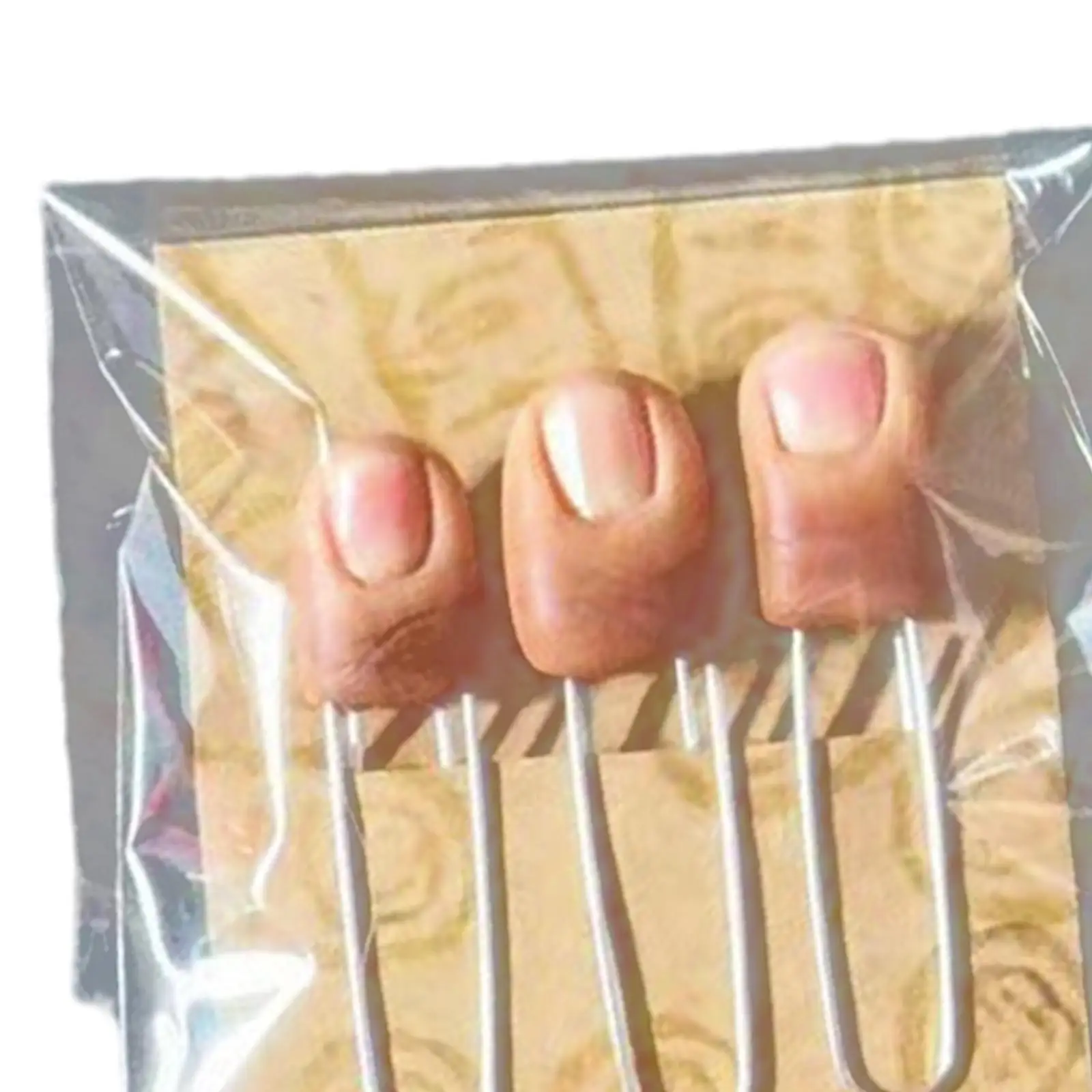 3x Paperclip Bookmarks Durable Bookshelf Ornaments Finger Shape Paper Clips