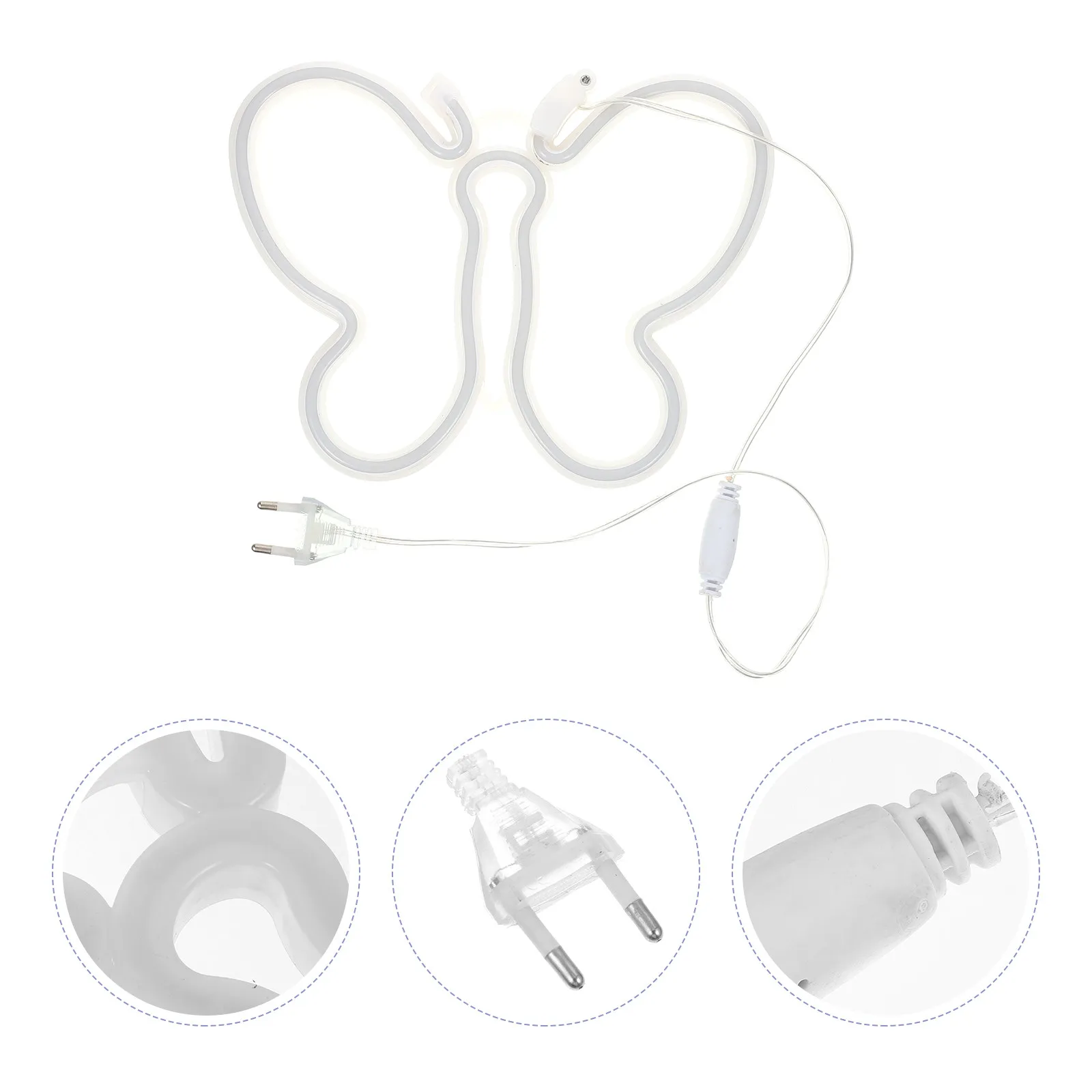 

Неоновая вывеска «Бабочки»: светодиодный светильник без мерцания и бликов, яркий, для декора стен, столов, спален, баров, клубов, ресторанов, праздников