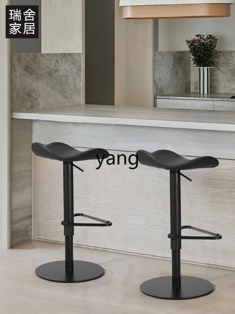 

LTT lifting high chair bar chair leather bar stool high stool rotating chair household