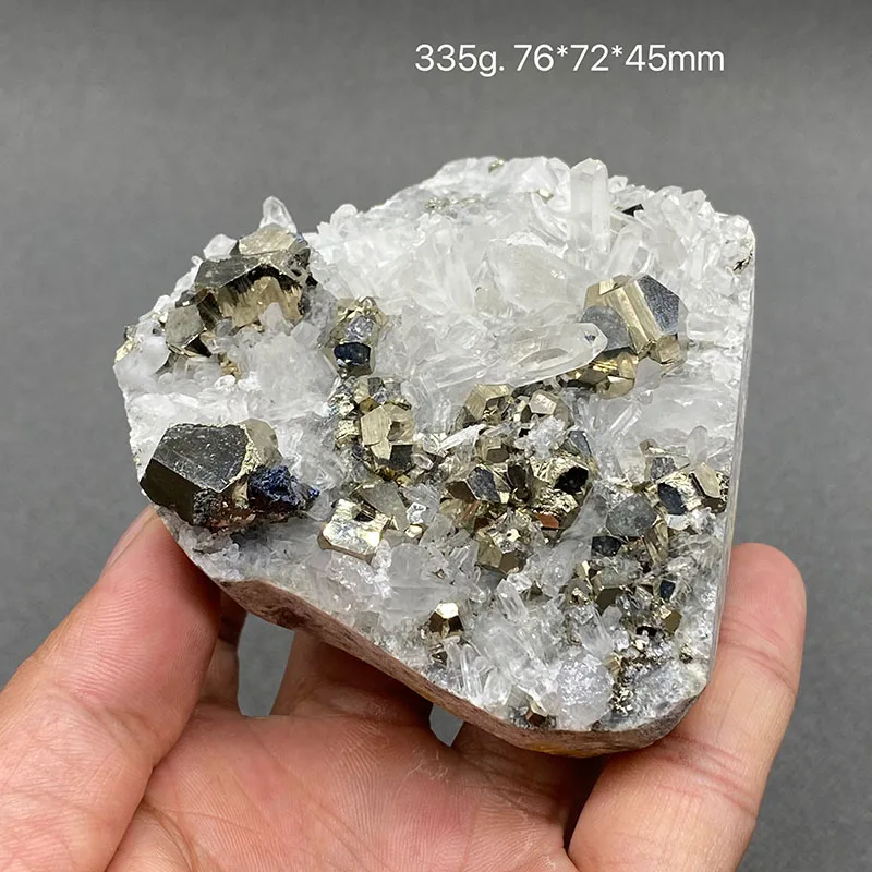 100% natural pyrite, original stone, crystal mineral, gem and stone specimen collection.