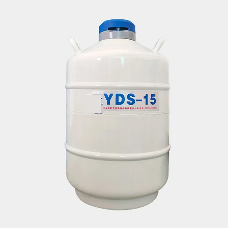 

16L Storage Type Cryogenic Liquid Nitrogen Tank 16L/50MM Caliber Sealed Liquid Nitrogen Tank With Liquid Nitrogen Leak-Proof