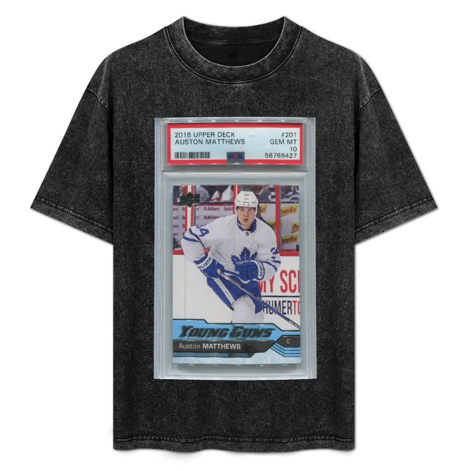 Auston matthews Young guns card in sleeve T-Shirt T-shirts oversize graphics clothes for men