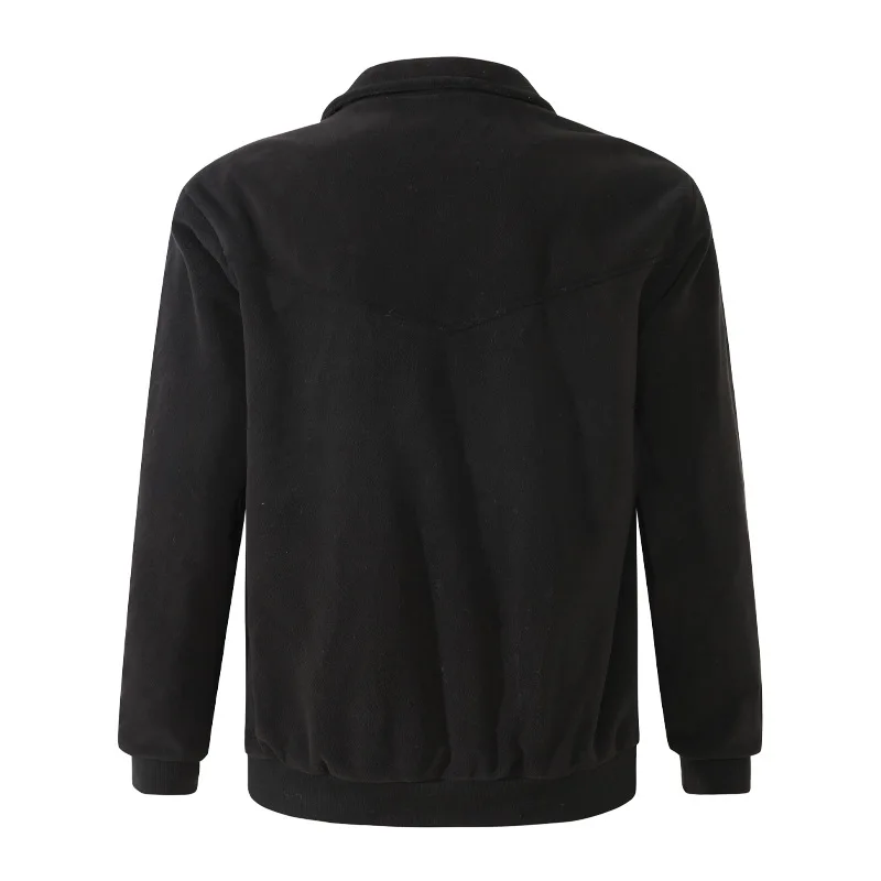 8 Areas Intelligent Electric Heating Polar Fleece Jacket Men's Winter Smart USB Constant Temperature Graphene Fleece Warmth Coat