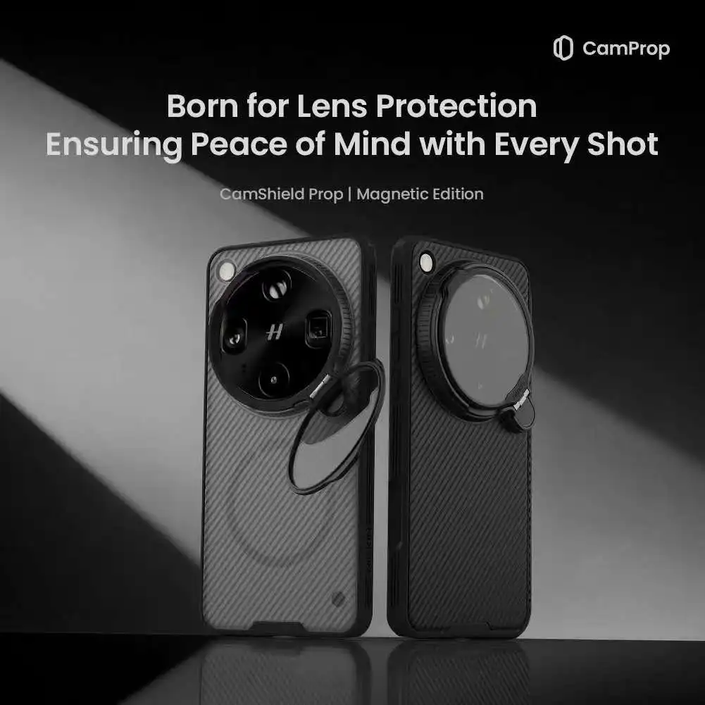 Etui Nillkin do OPPO Find X9 Ultra 5G z magnetyczną osłoną aparatu, podpórką, ochroną obiektywu, kompatybilne z MagSafe, z funkcją stojaka i pełną ochroną 360 stopni. — zdjęcie produktu 2