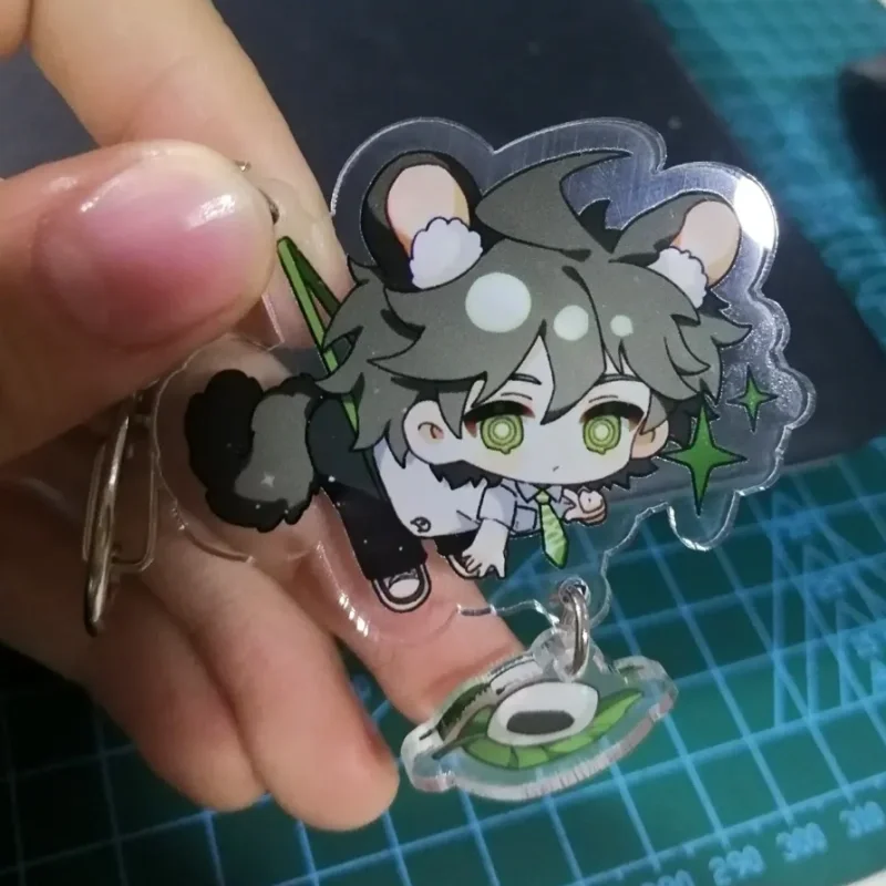 Game Danganronpa V3: Killing Harmony Keychain Nagito Komaeda Hinata Hajime Pendant Key Chain Holiday gifts Collecting hobbies