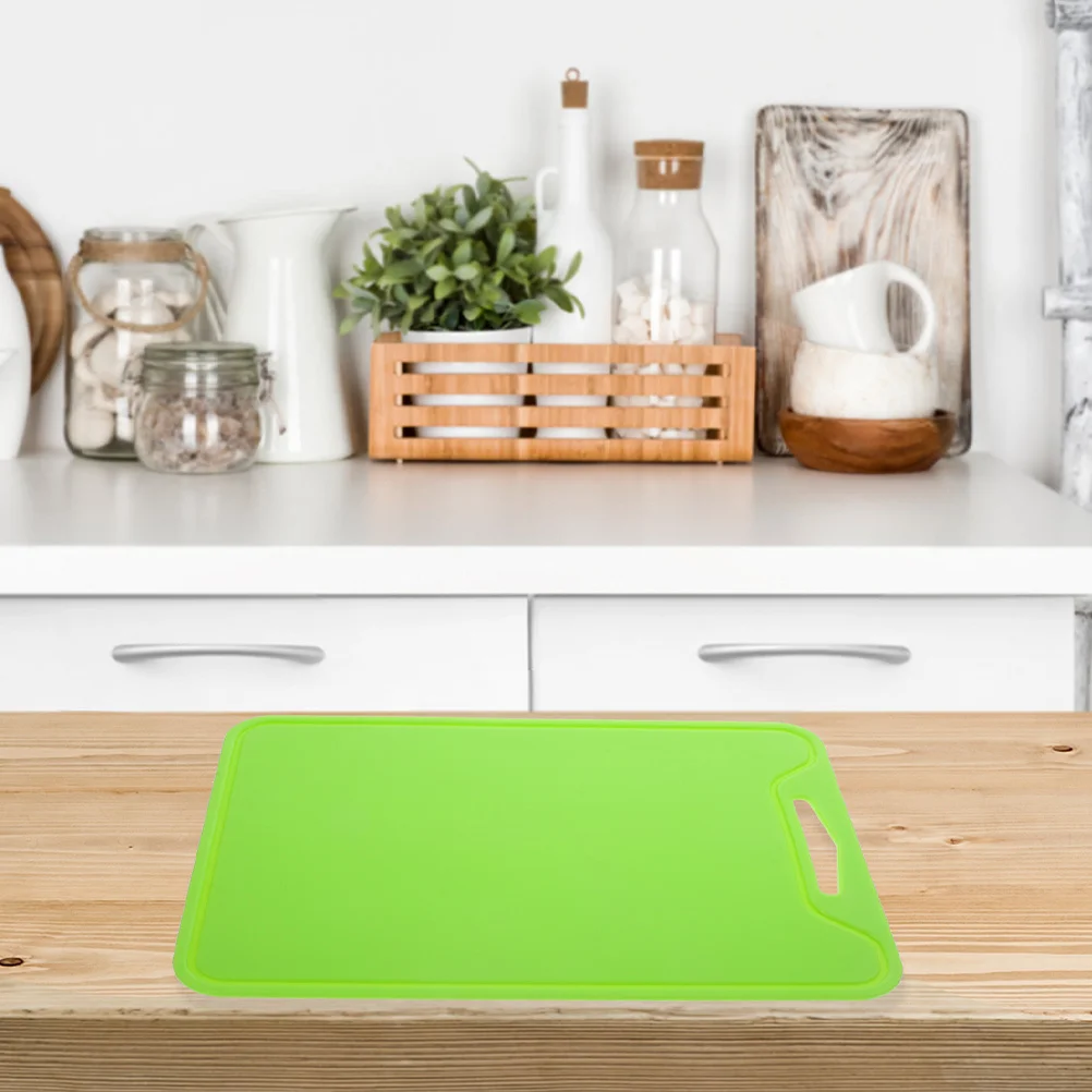 

2pcs Foldable Silicone Cutting Reusable Household Chopping Board Portable Kitchen Mat For Fruit Vegetable Meat Practical