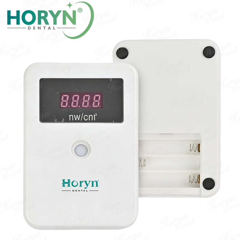 Horyn Dental Curing Light Meter Digital Radiometer LED Light Intensity Tester for Dental LED Lamp Measurement Tool