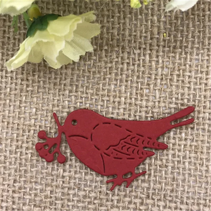 1 Pcs Birds Metal Cutting Dies Stencil DIY Scrapbooking Photo Album Decor Embossing Cards Crafts