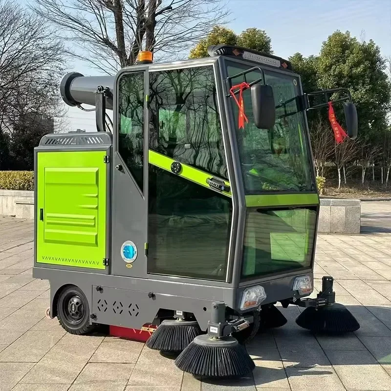 New Floor Sweeping Vehicle Cleaning Machine, Outdoor Road Sweeping Vehicle Price