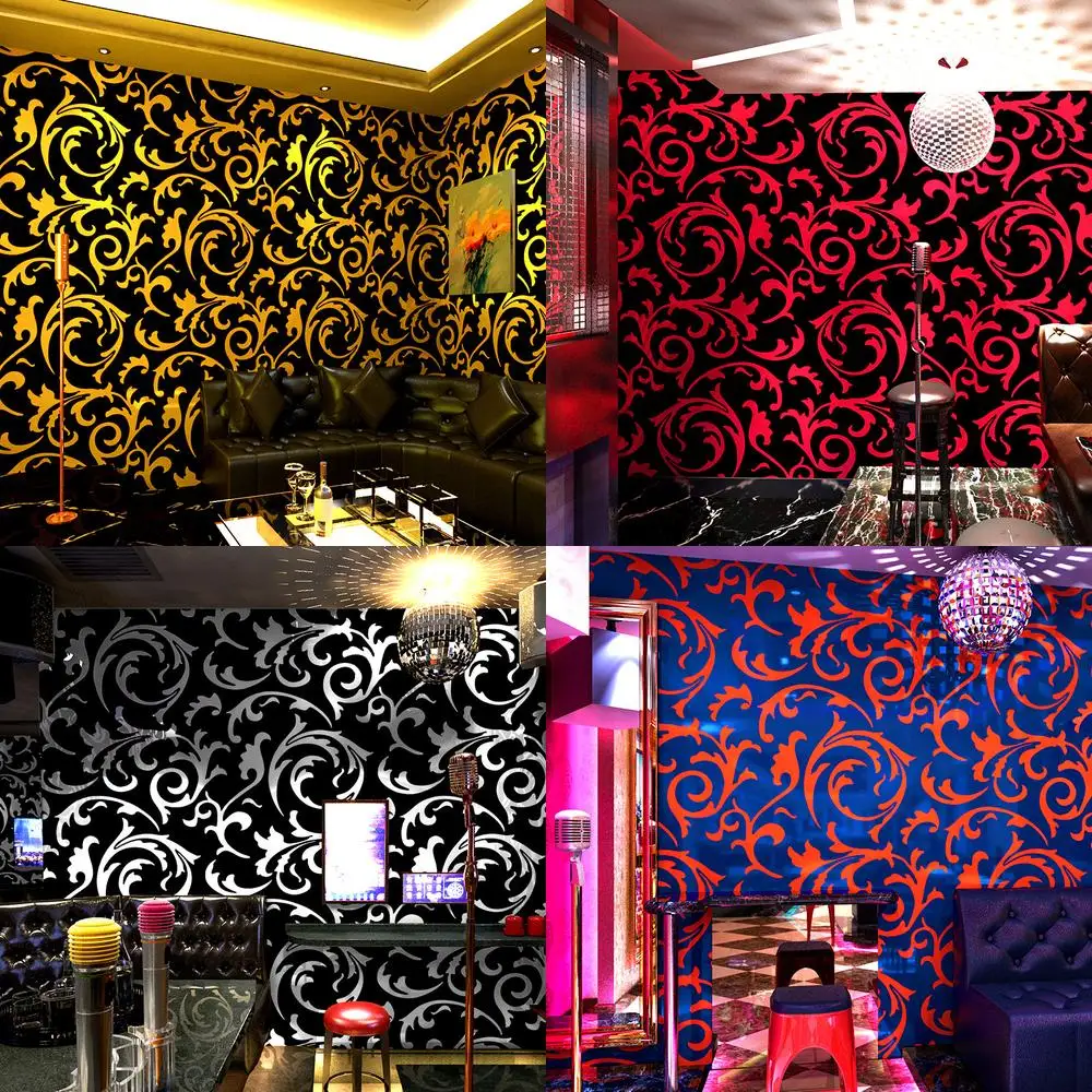 

3D Holographic Wall Mural for Karaoke Bar Theme Room Decor Corridor Background Wallpaper