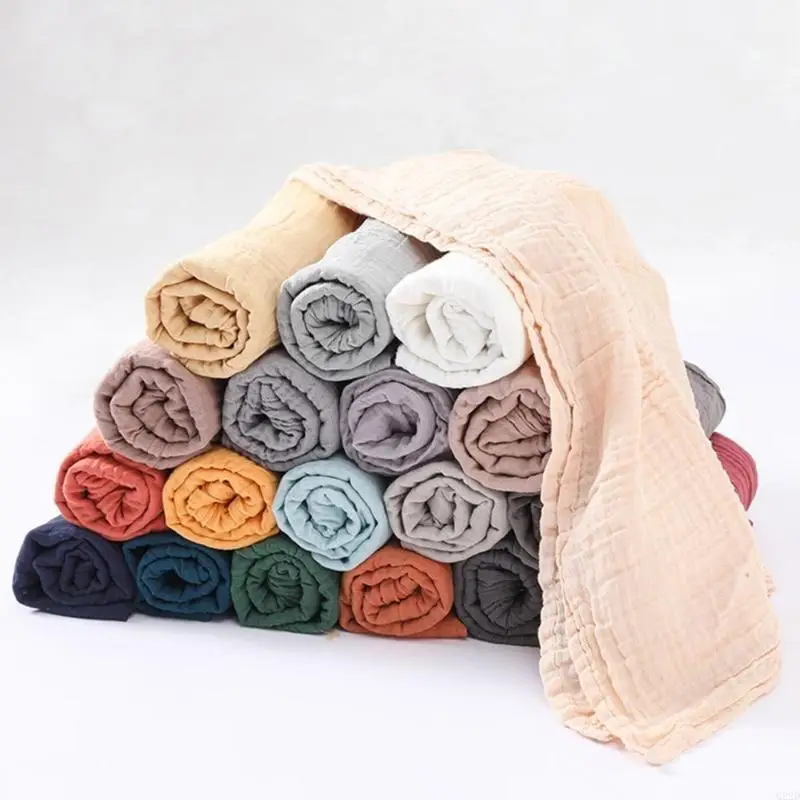

Q22D Newborn Receiving Blanket Wrapping Blanket for Baby Wrap Towel Skin-Friendly Thick Swaddling Blanket Infant Shower Gift
