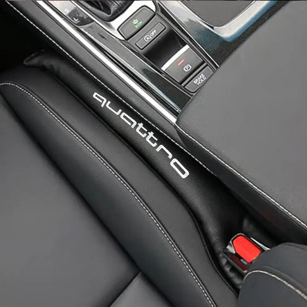 

2 шт. кожаные заглушки-наполнители для зазоров автомобильных сидений, защита от протечек, для Audi Quattro A1 A3 Sline A5 A6 A7 A8 Q3 Q5 Q7 A4 8P, аксессуары