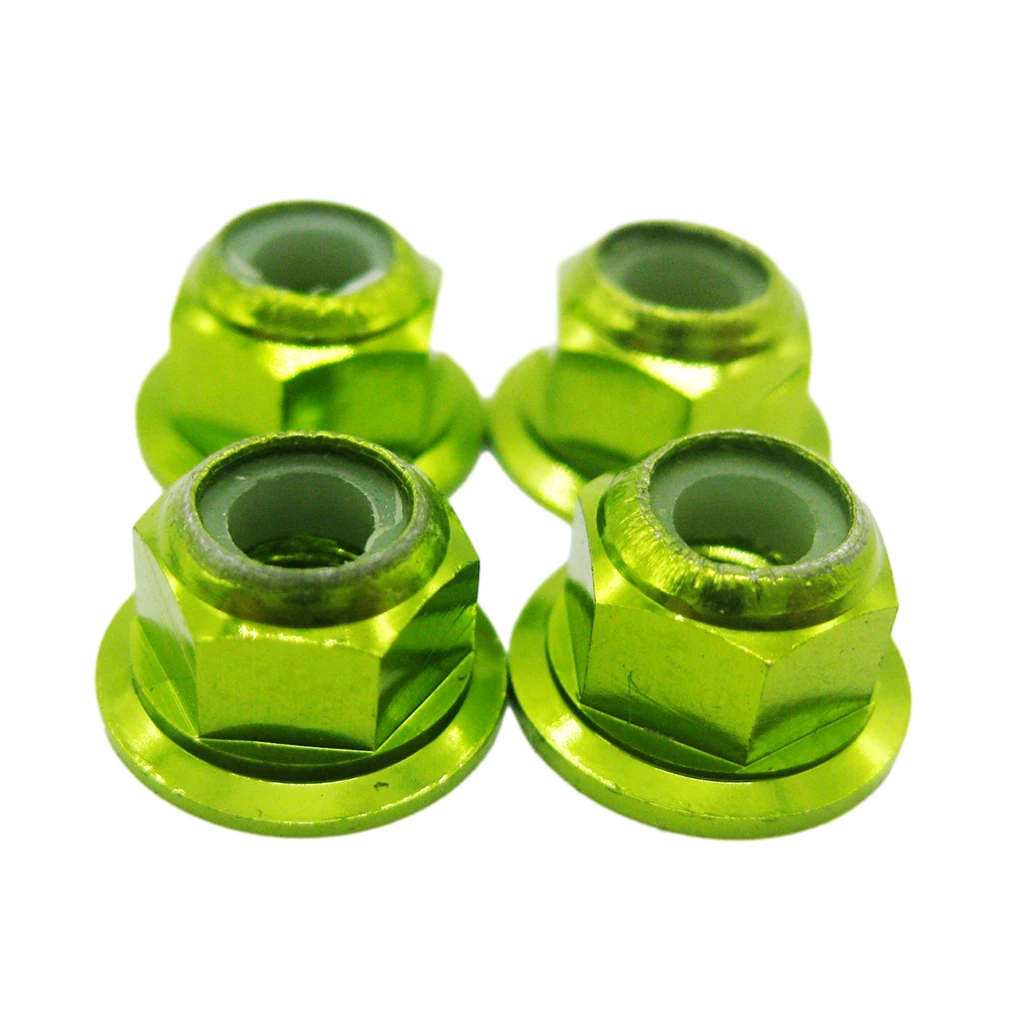 4piece 1/10 Tyre Nut RC Upgrade Part Aluminum Alloy Rust-proof And Durable Rc Tyre Nut For Wltoys K949 RC Car Part dark blue