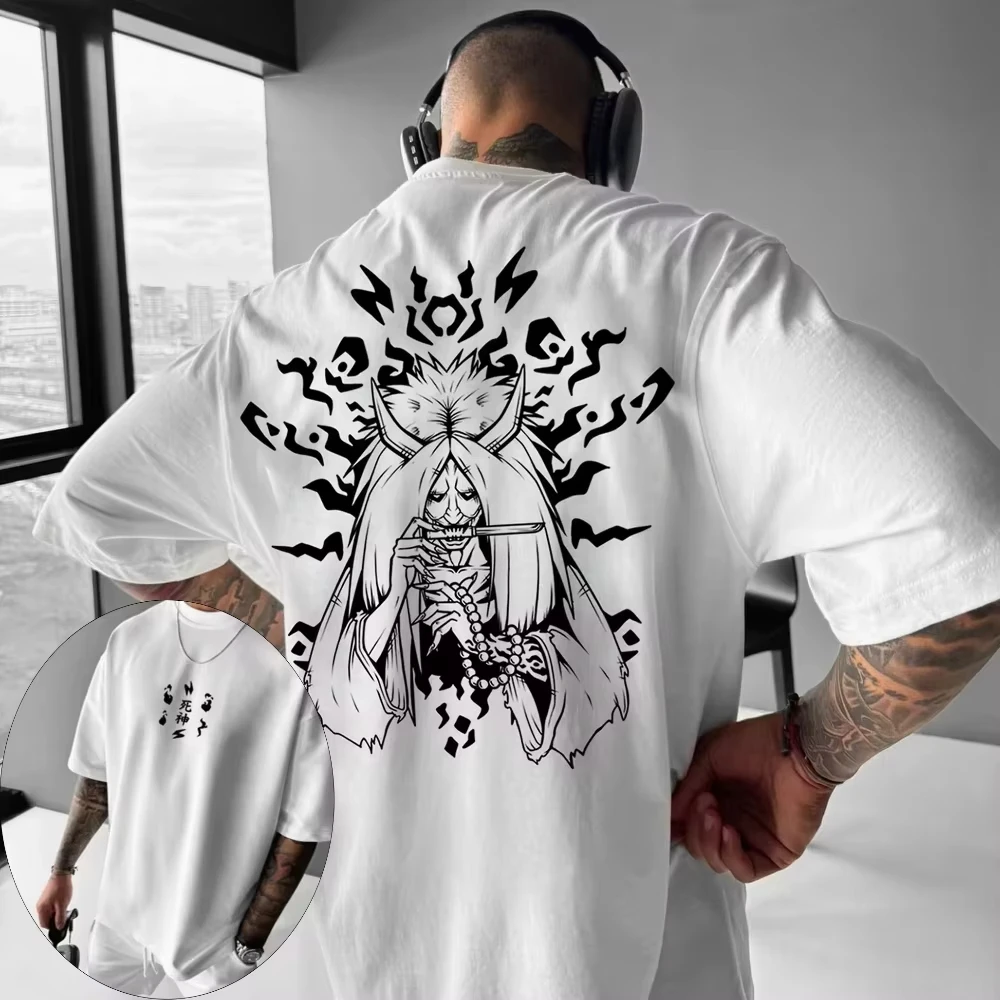 

Футболка унисекс 2026 Naruto с принтом «Печать Гула», хлопковая, с коротким рукавом, для любителей аниме