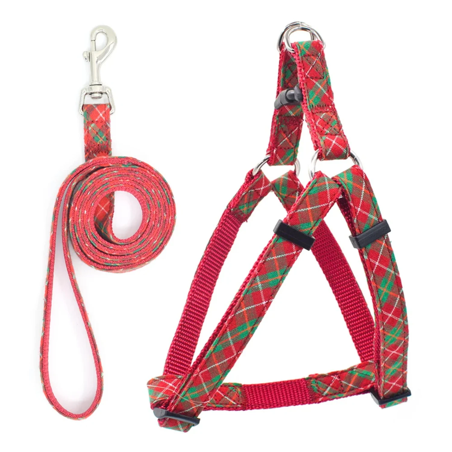 Stylish and cozy winter harness set is the perfect addition to your furry friend's wardrobe. Treat your pup to the ultimate in c