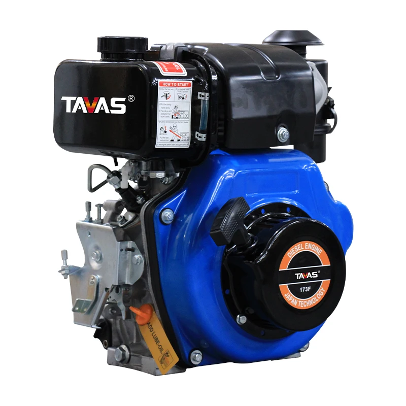 ENGINE-D186F Garden Machine Motor 4-Stroke Diesel Engine 6kW 406cc for Agricultural Machine Engine