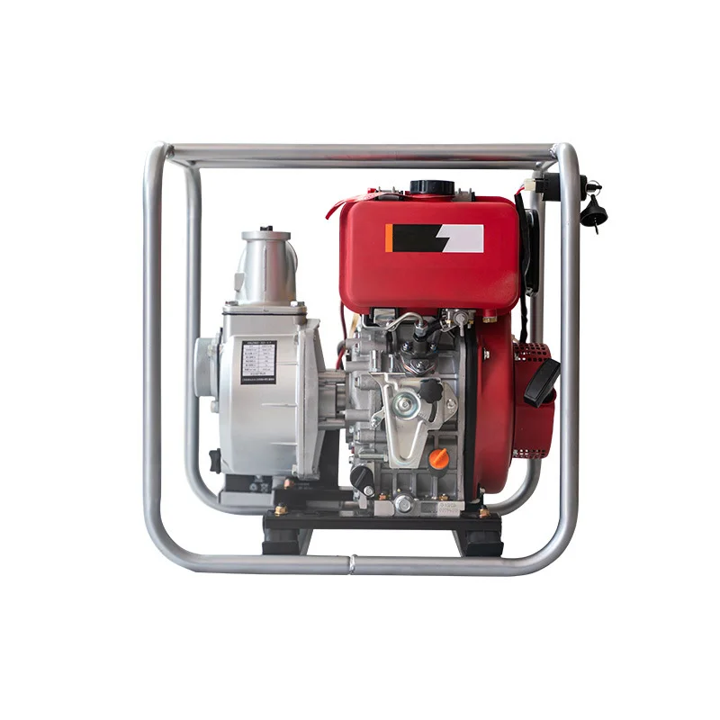 Portable 5.5hp & 10Hp Diesel Engine Water Pump Set 3 Inch & 4 Inch Movable Farm & Agricultural Irrigation Pump OEM Clean Water