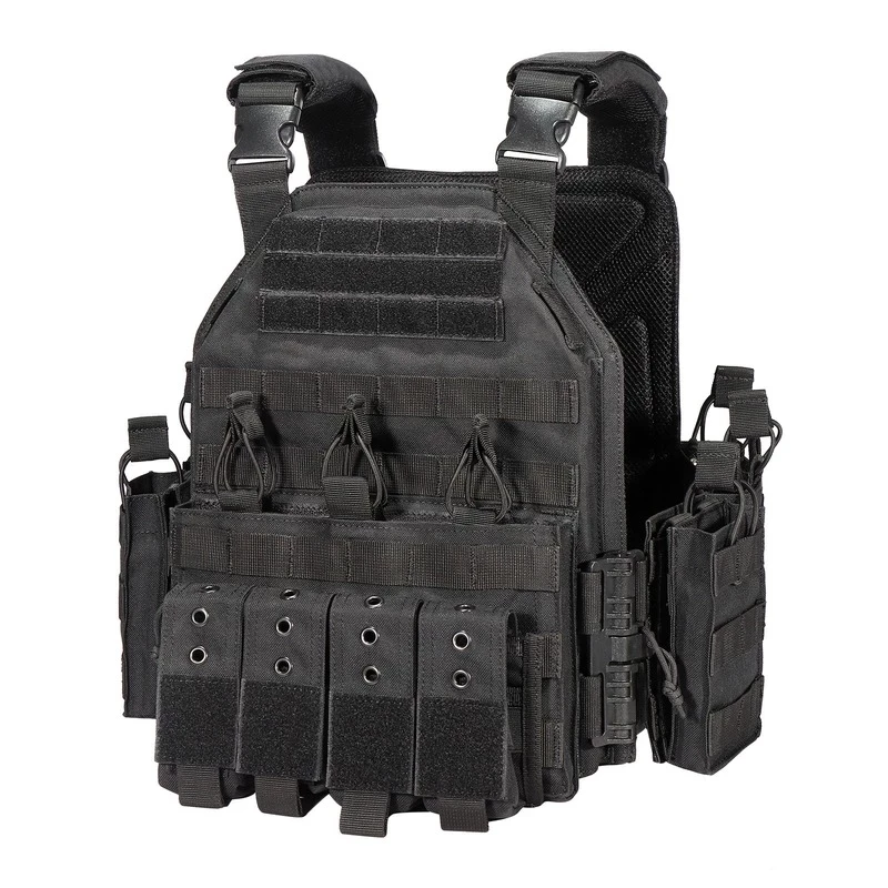 1000D Nylon Plate Carrier Tactical Vest Outdoor Hunting Protective Adjustable MODULAR Vest for Airsoft Combat Accessories