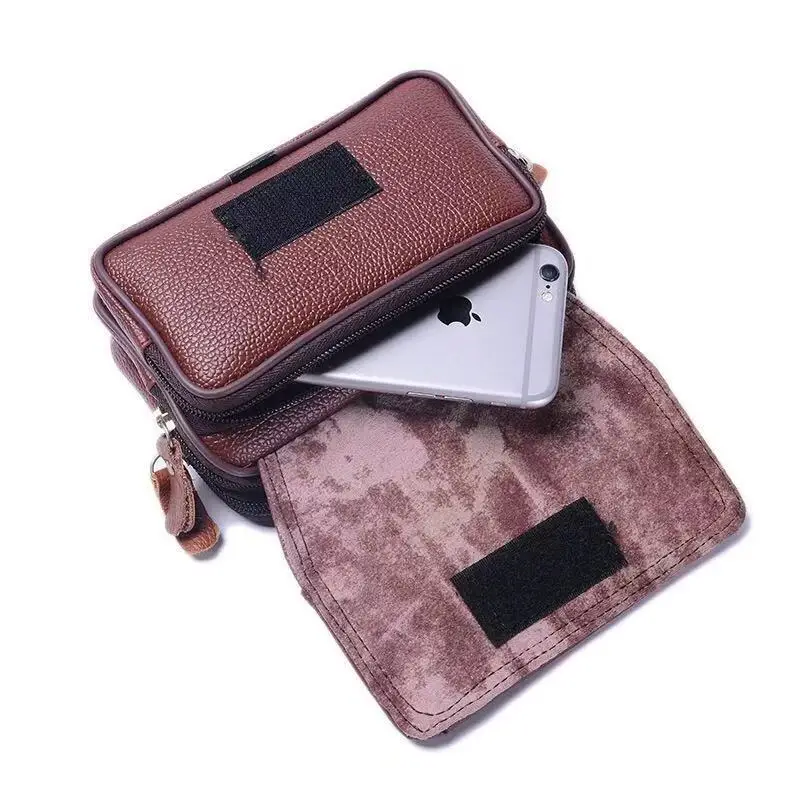 PU Leather smoke Bag Clutch Portable Tobacco Smoking Pipe Case Pouch Smoking Tools Accessories Bag For Man