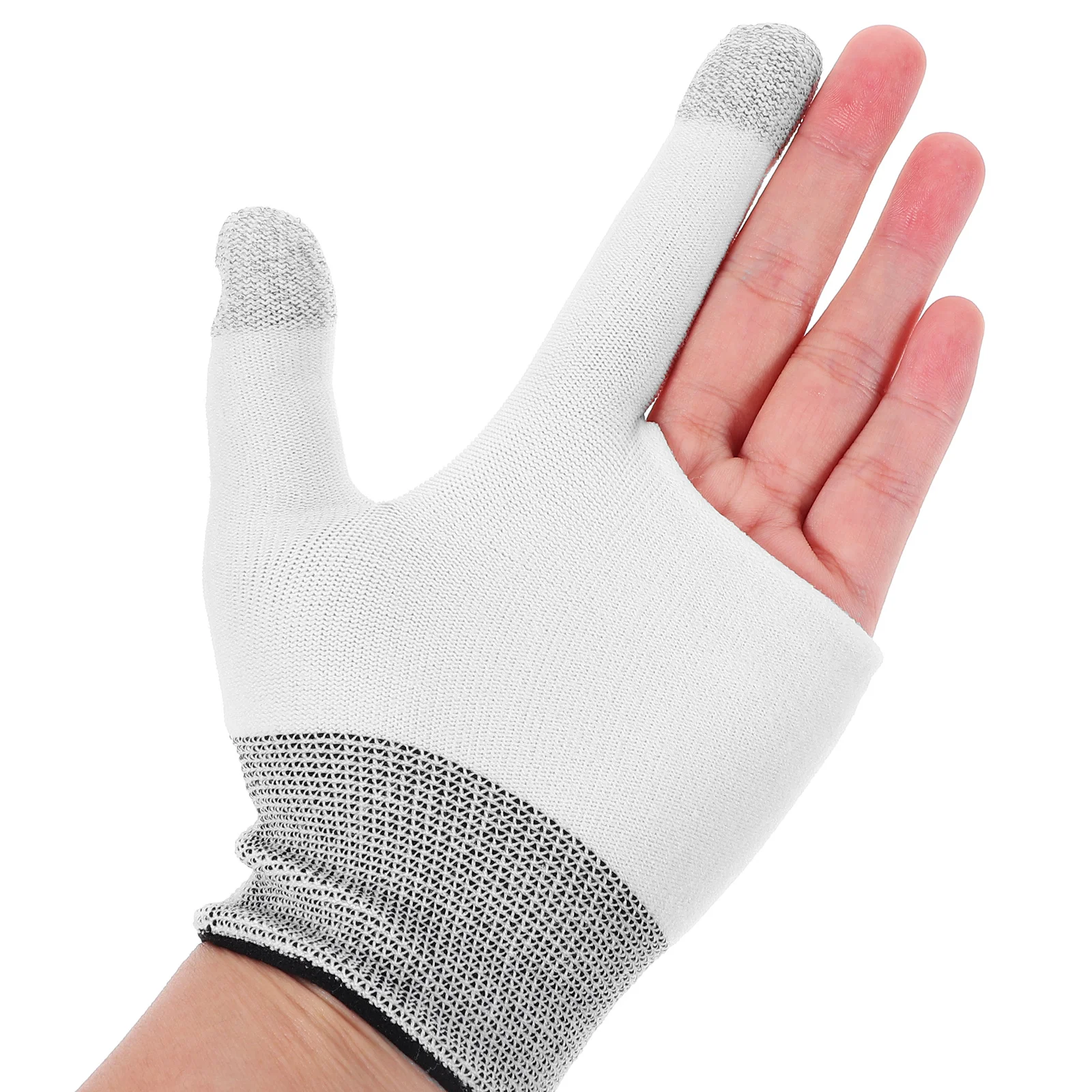 1 par de guantes ultrafinos para juegos móviles, mangas elásticas transpirables a prueba de sudor para uso en jugadores, guantes para juegos