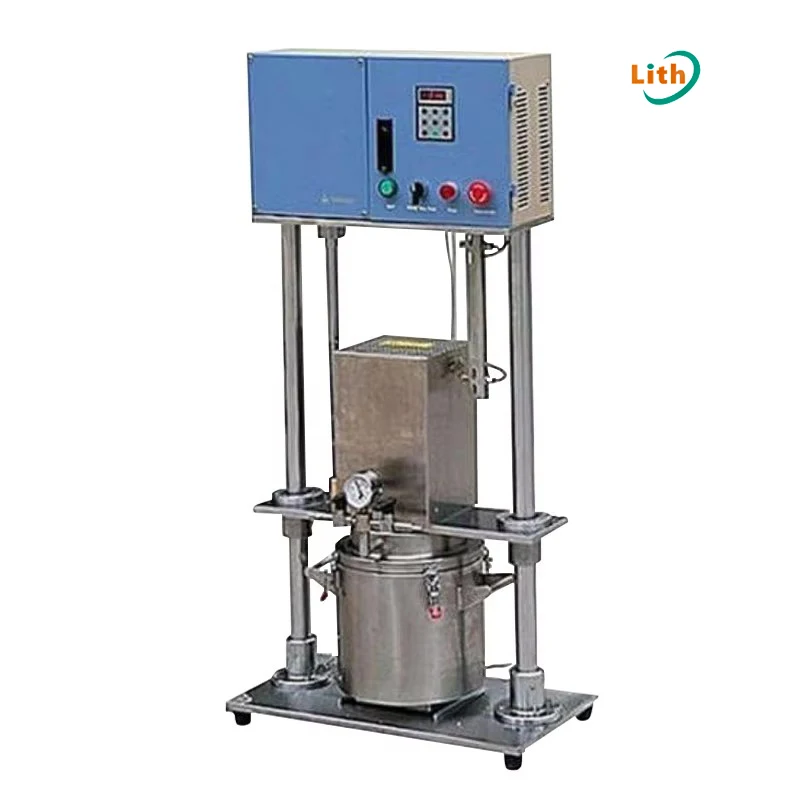 5-50L Lithium Battery Planetary Vacuum Mixer Machine With Single Axis Helical Blade For Pouch Cell Electrode Slurry Production