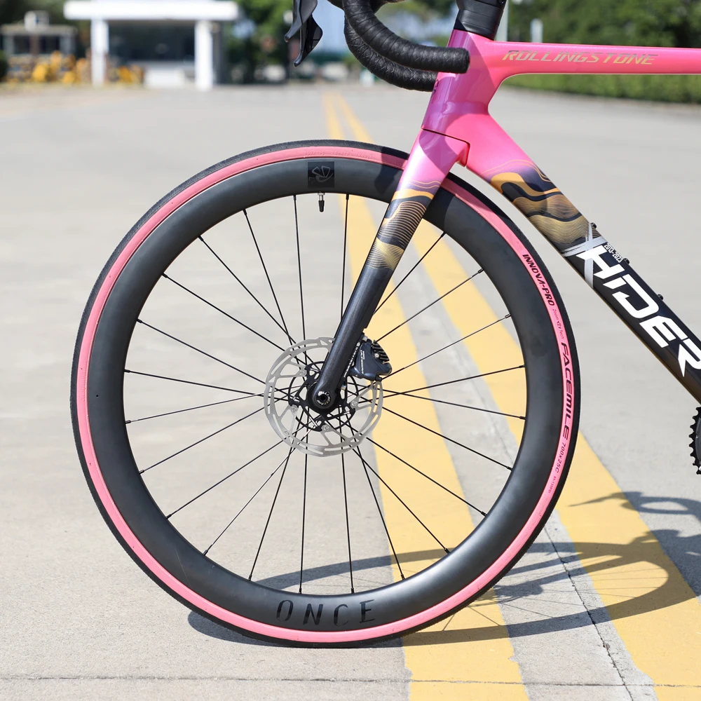 INNOVA 700x25c Foldable tire 120TPI Pink/Yellow/brown color Kevlar anti puncture road bike tyres ultralight 205g Racing tires