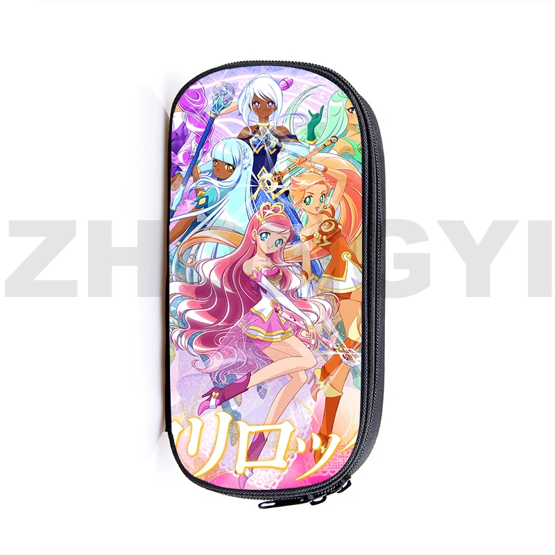 3D Anime  Lolirock Cosmetic Organizer Pencil Case Box Child Stationery Storage Pen Cute Lolirock Cases LoliRockstar Makeup Pouch