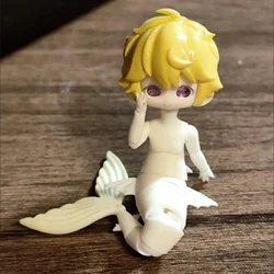 New 8cm Mini Bjd Doll Mermaid Body Fashion 3D Printing Without Make Up Girl Toys Dress Up Play House Birthday Gift