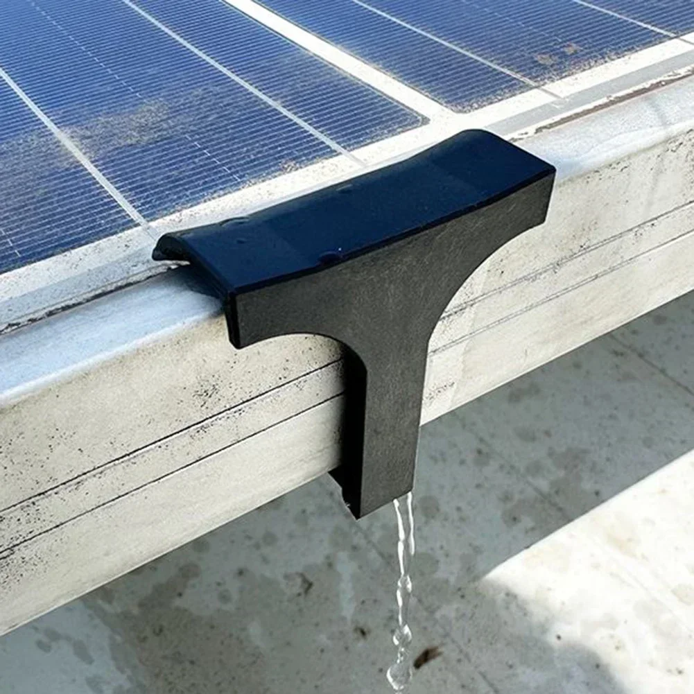 Solar Panel Water Drainage Clips PV Modules Cleaning Clips Photovoltaic Panel Water Drained Away Clip Solar Power Supplies