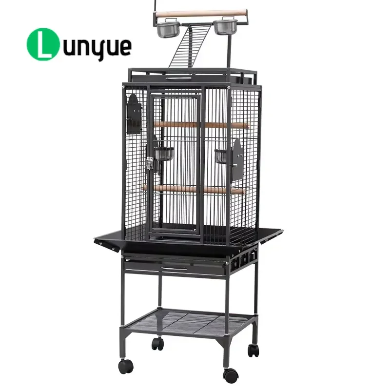 Luxury Large Bird Cage for Parrots Wholesale Spacious Metal Aviary for Group Living Durable Pet House for Indoor Outdoor Use