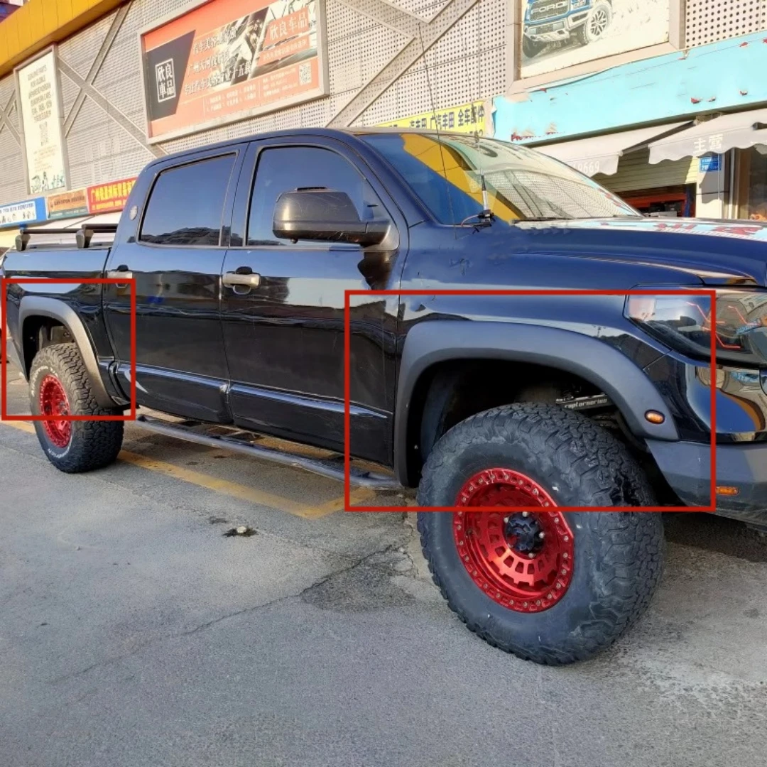 Für Toyota Tundra 4. 3-20 modifizierte Auto Kotflügel Rad Augenbrauen Kotflügel Lippen Body Kit Schutz Kotflügel Auto Zubehör