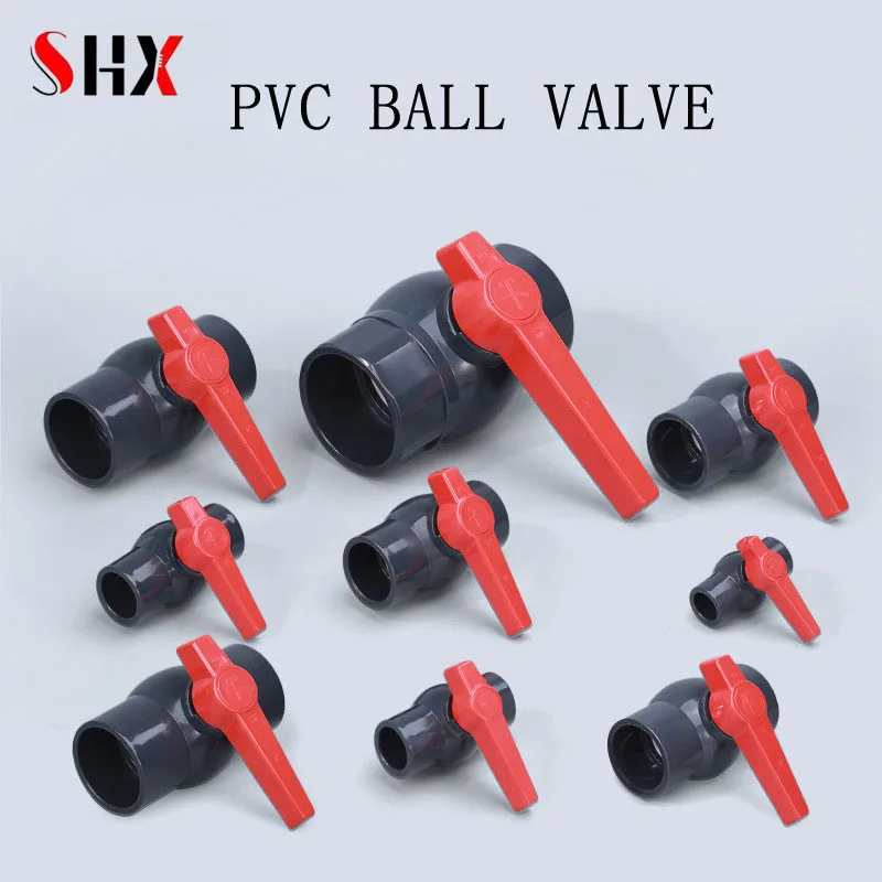 High Quality PVC Ball Valve for Garden Water Connectors 1/2/3/4 Inch Water Pipes