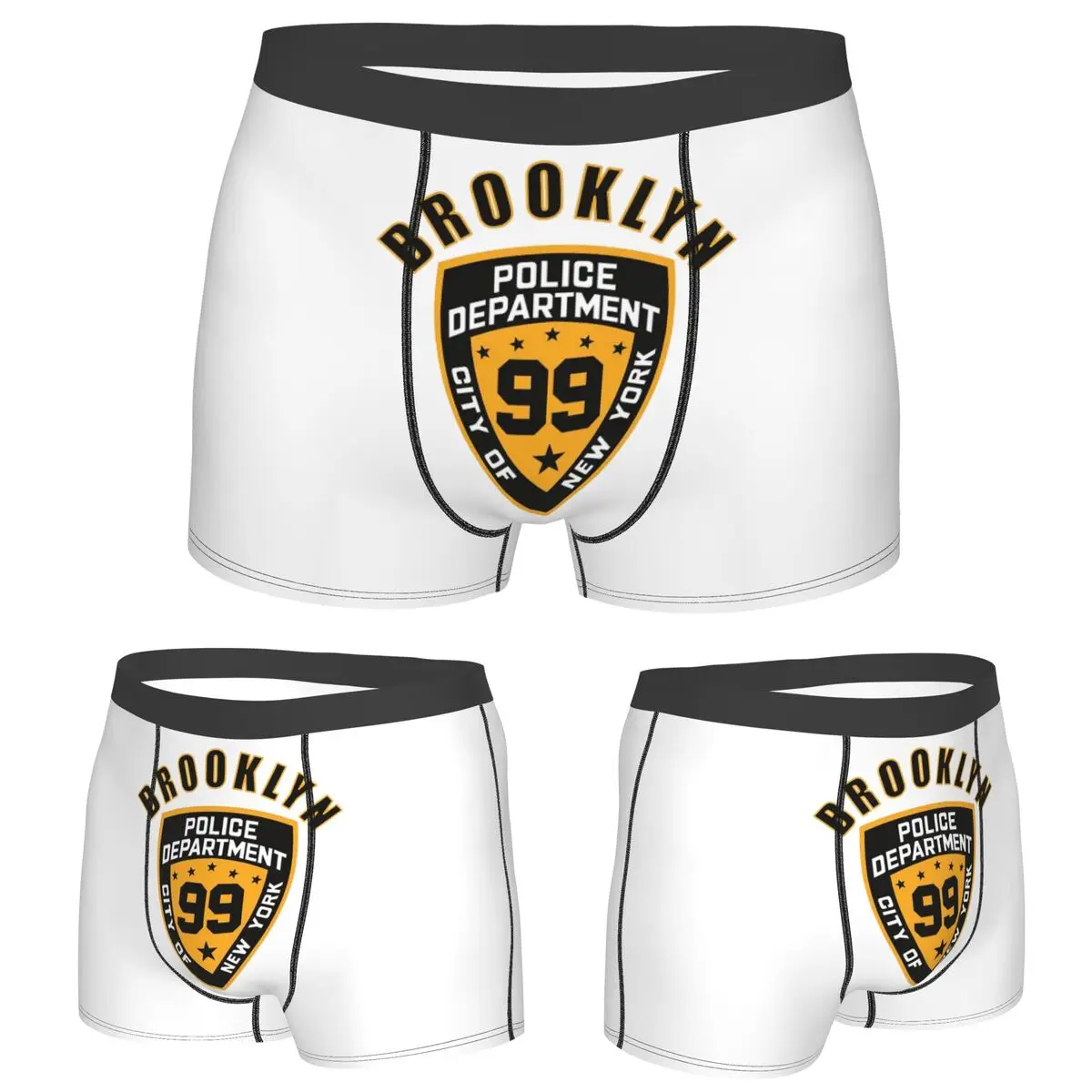 

Boxer Underpants Shorts Brooklyn Nine Nine - 99th Precinct Mug Panties Men Ventilate Underwear for Homme Man Boyfriend Gifts