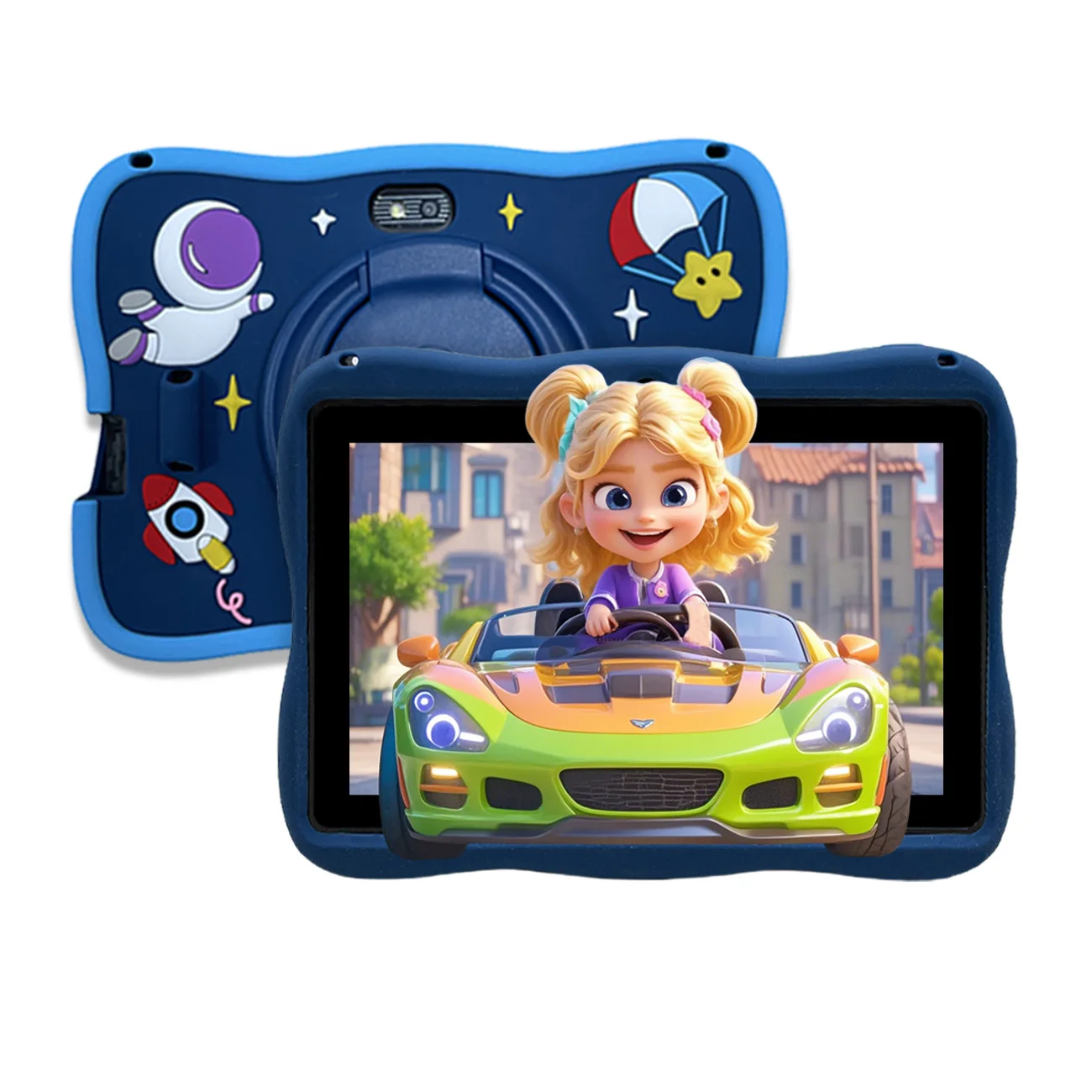 

Kids Tablet ， 7'' Android Tablet 2+32GBToddler Case Dual Camera Games Educational Learning Toys Children Gifts，PInk