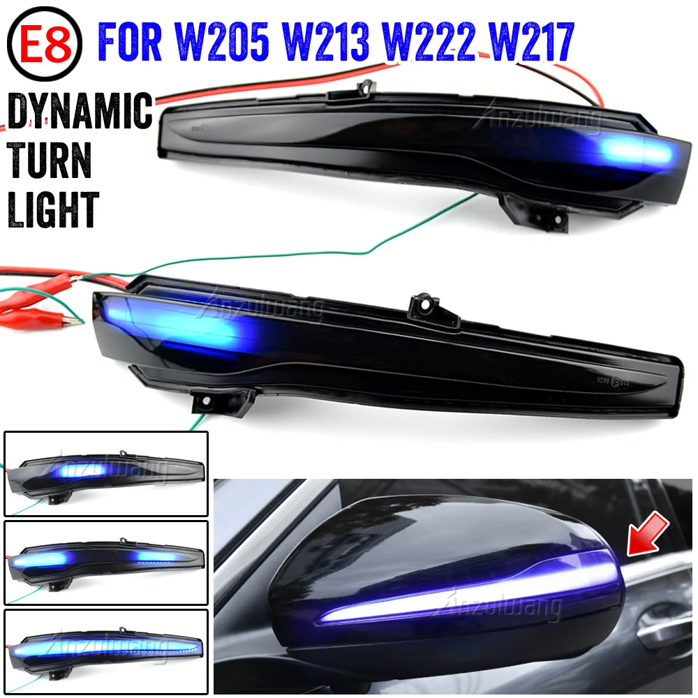 

Sequential Side Wing Rearview Mirror Indicator Light Dynamic Blinker Turn Signal Led For Benz E Class W213 E200 E250 E300 E350 E