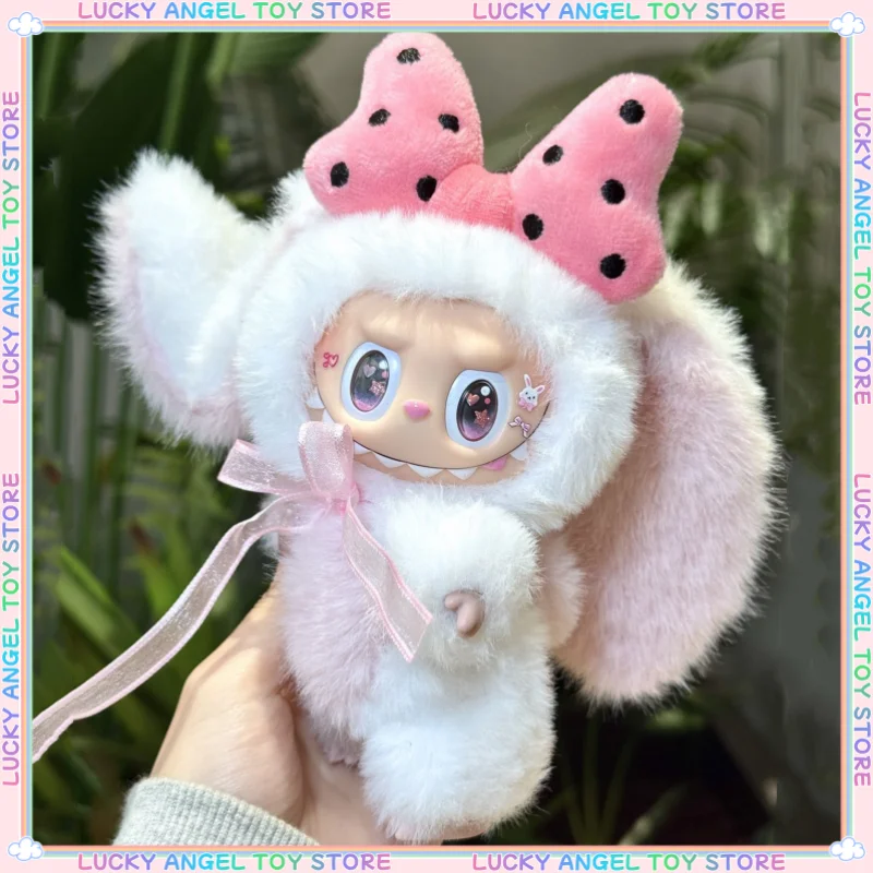 

Genuine Labubu Version Doll Eared White Rabbit And Fox Series Box Handmade Modified Unique Appearance Essential Cute Girls Gifts