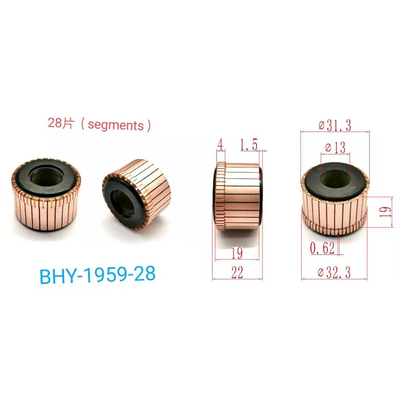 31.3*13*19*28p Rectifier Reverser Copper Head Bhy-1959-28