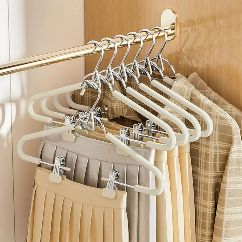 

5Pcs Stackable Sponge Underwear Drying Rack No Trace Anti-slip Non-Marking Hanger with Clips Space Saving Clothes Hanger