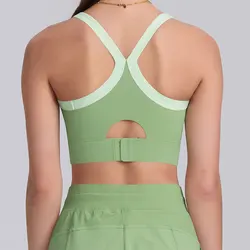 Yoga Vest Sports Bra Yoga Bra Fitness Top Women Shockproof Crop Top Push Up Sports Underwear Gym Tops Women's Workout Clothes