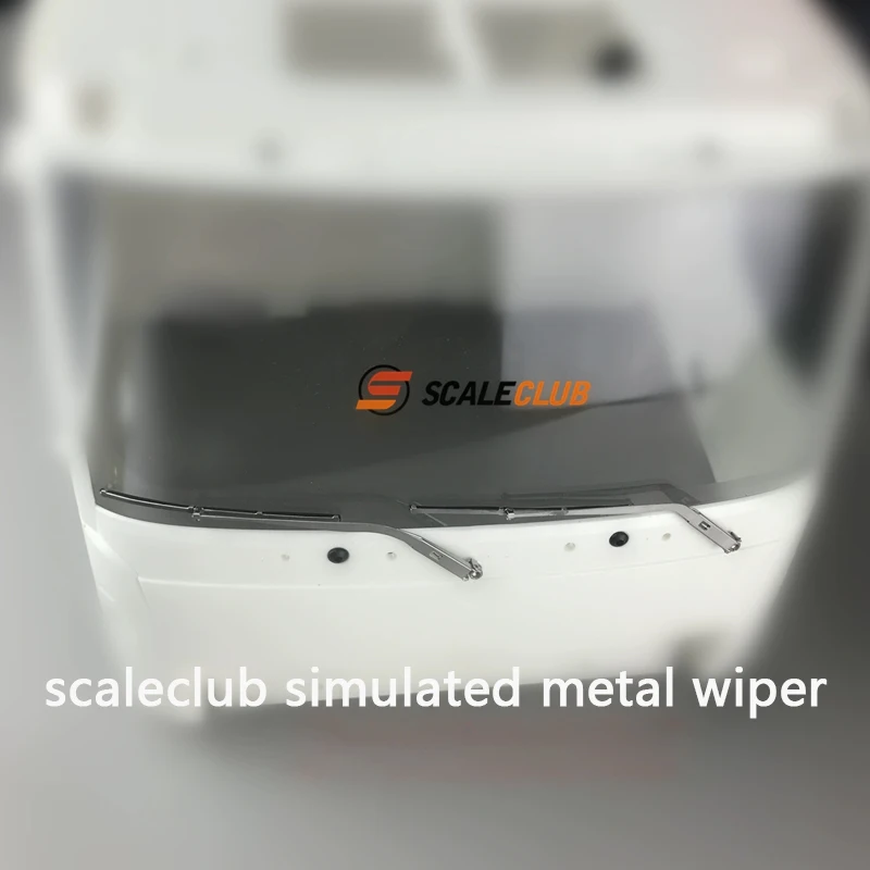 Scaleclub trailer mud head 1:14 climbing 1:10 drift car with simulation metal wiper DIY accessories SCALECLUB