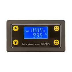 Battery Capacity Monitor Coulomb Tester DC 6-60V 30A Digital Voltmeter Ammeter Power Electricity AH Voltage Current Meter