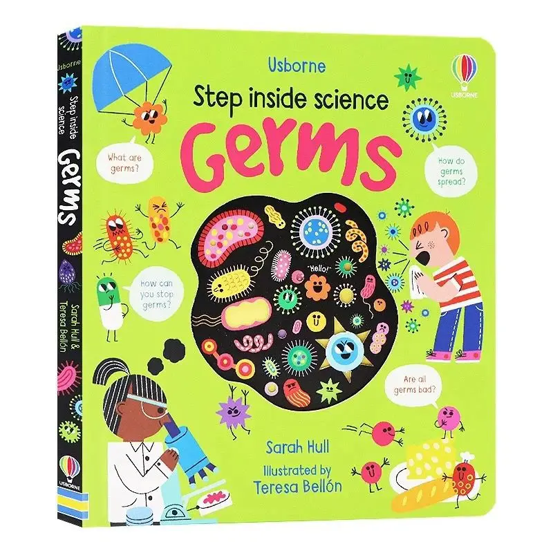 Children's science popularization cardboard flip book: Exploring the Body / Bacteria / Weather / The Solar System