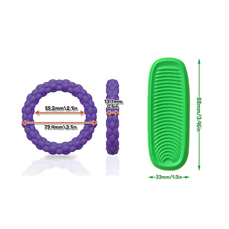Silikonowy pasek sensoryczny Fidget Toys dzieci autyzm dekompresja uspokajająca fidgeting zabawka dorośli stres biurko ulga w niepokojach zabawka sensoryczna