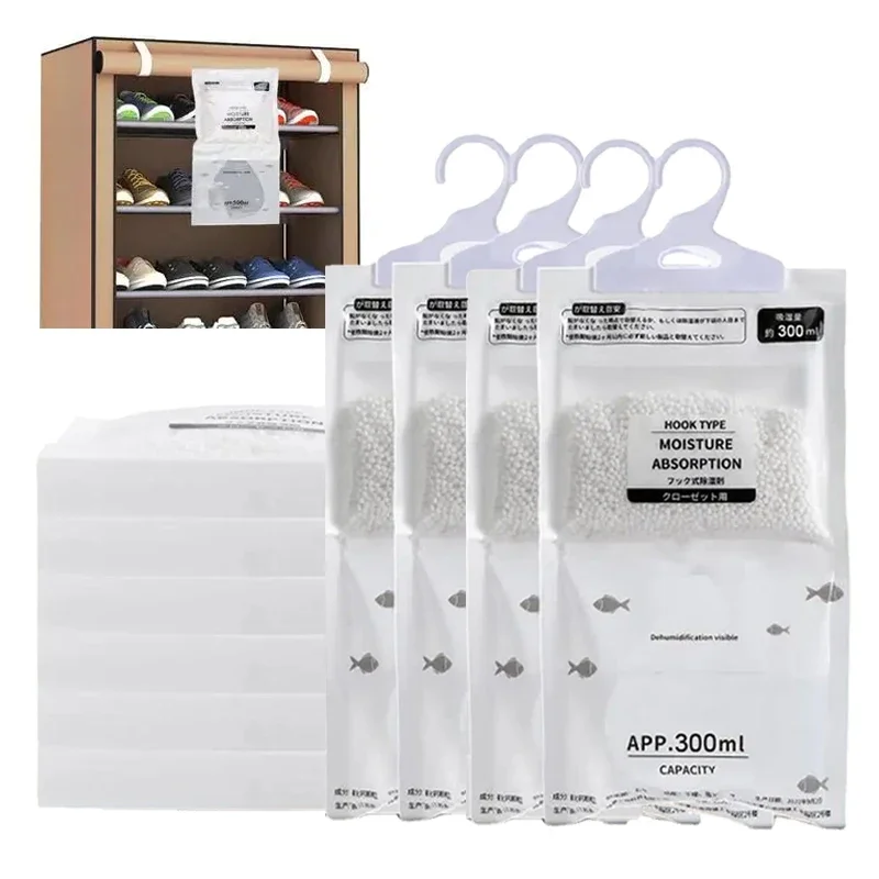 5 قطعة امتصاص الرطوبة معلقة تجفيف الملابس مزيل الرطوبة خزانة مزيل الرطوبة حقيبة جافة المجففة امتصاص الرطوبة حقيبة