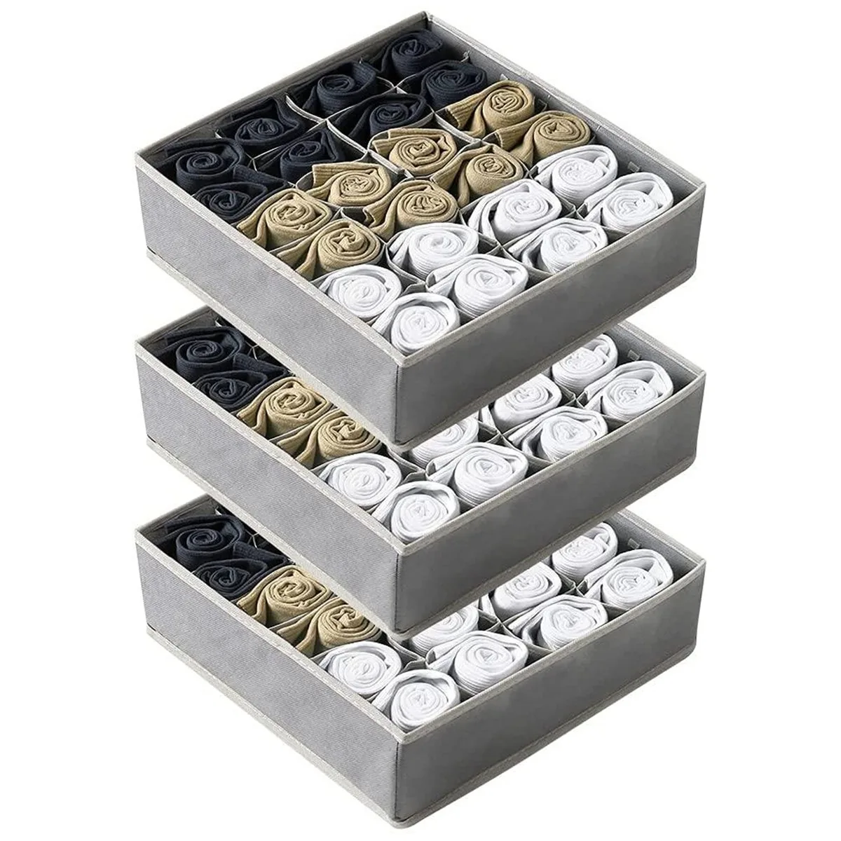3-Piece Foldable Storage Bag Suitable For Storage-BAAQ