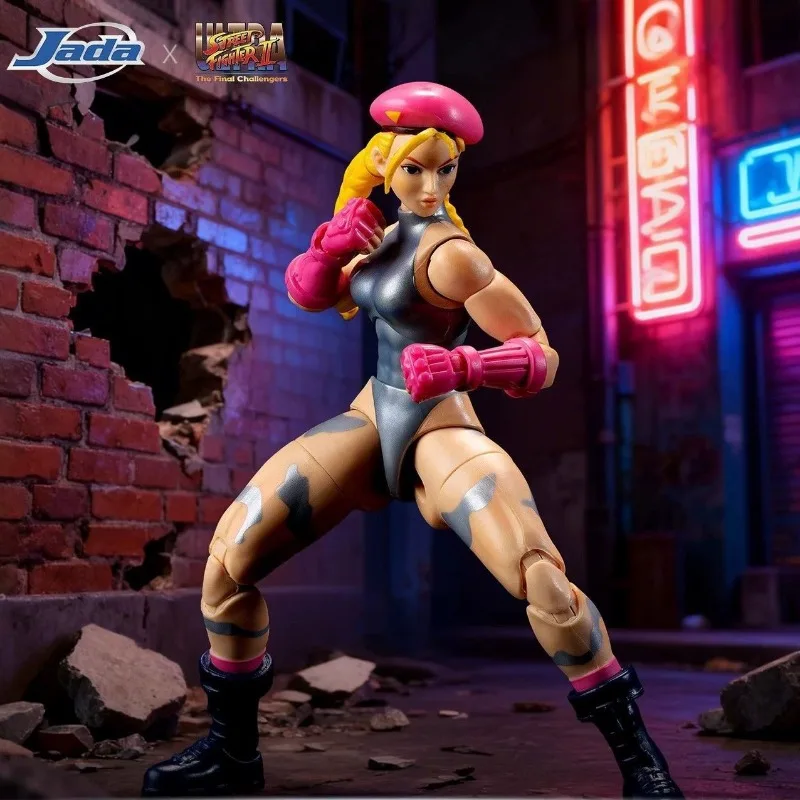 

In StockJada Toys Street Fighter 2 1/12 Scale Cammy Anime Action Figure Model Doll Toys Hobby Collectible