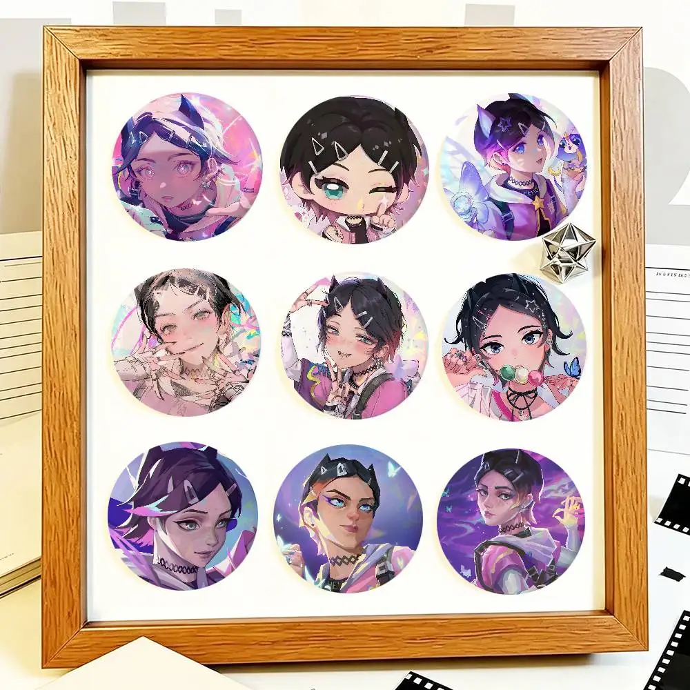 Clove Valorant Game Round Badges Can Be Used To Decorate Clothes And Backpack Pins