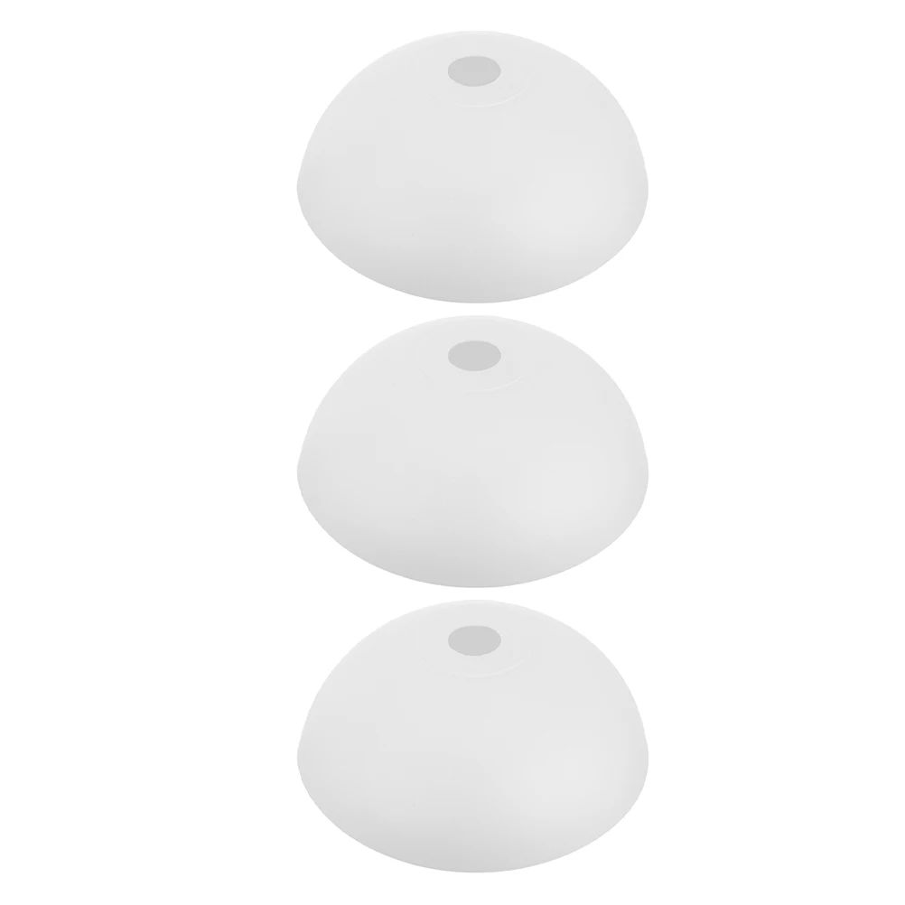 

3pcs Plastic Mushroom Ceiling Fan Bulb Covers Floor Glass Sconce Replacement Shades Home Decor Stylish Design Use