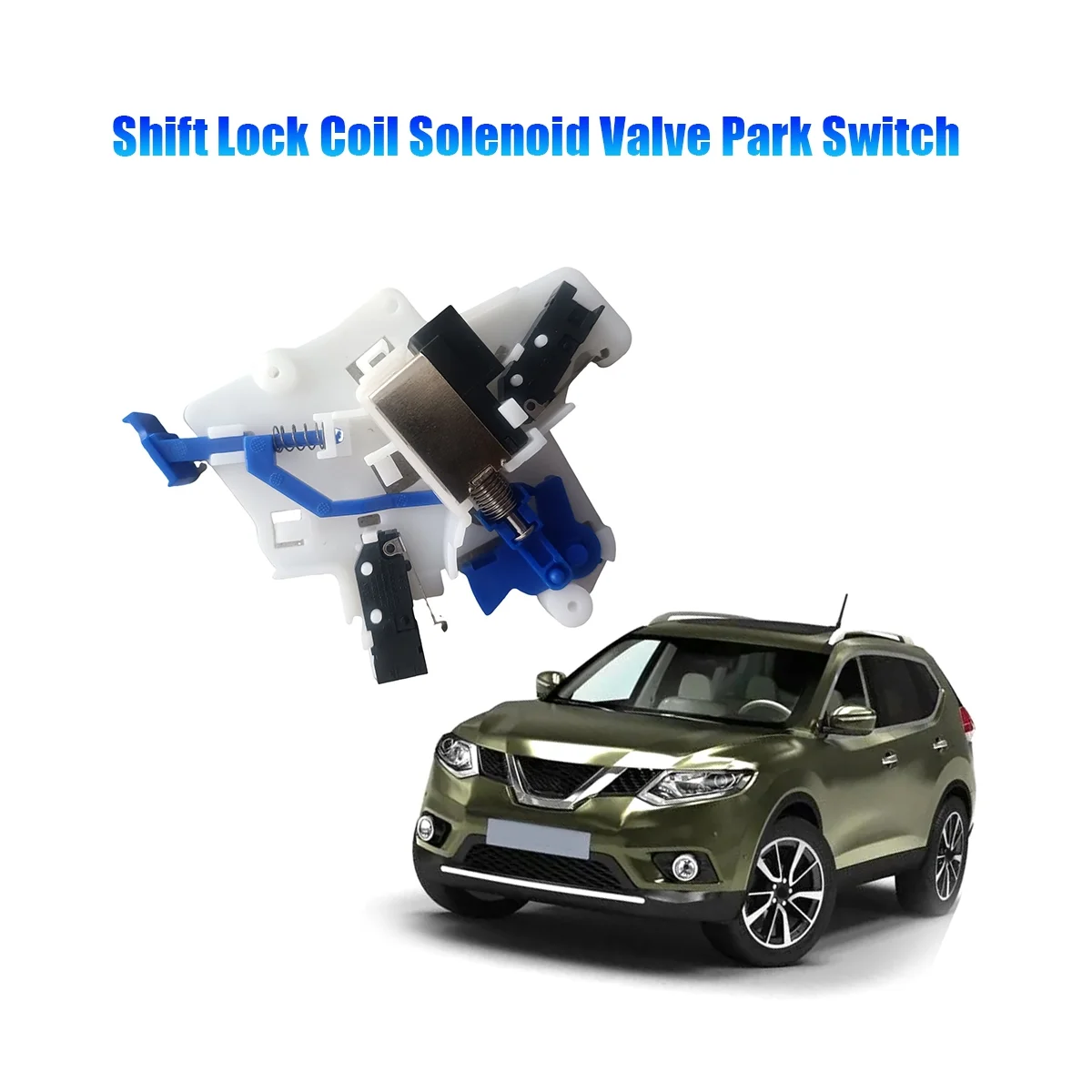 Car Shift Lock Coil Solenoid Valve Park Switch 34950-4CL0B for Nissan X-Trail Rogue 2014-2019 Electronic Shift Switch