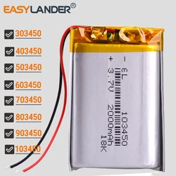 3.7V 600mAh 303450 Lithium Li-ion Polymer Battery Lipo 503450 403450 603450 703450 803450 903450 103450